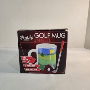 FineLife Golf Mug & Pen Set